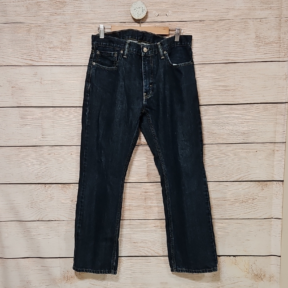 Levi's Strauss & Co 559 Mens Dark Denim Relaxed Straight Fit Jeans W 33 L 30